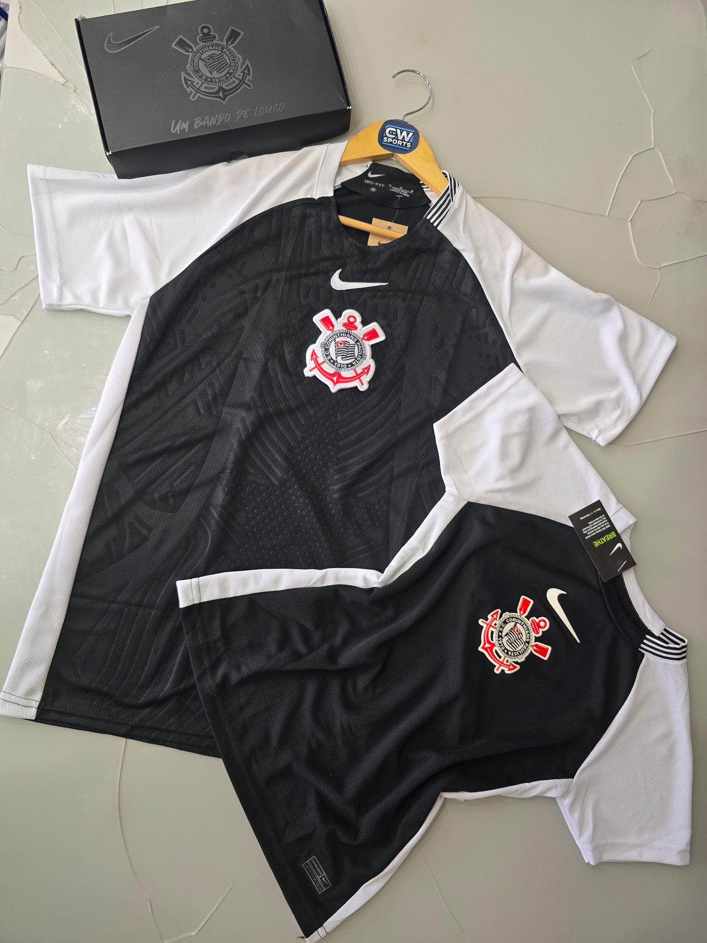 Kit casal - Corinthians uniforme 2 - 25/26 lançamento
