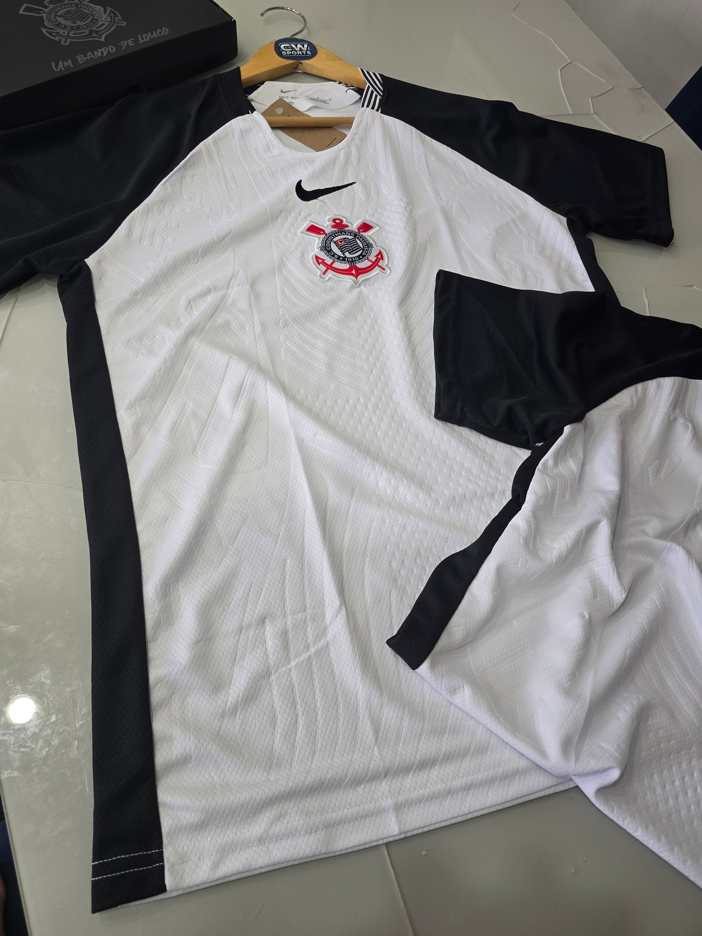Kit casal - Corinthians uniforme 1 - 25/26 lançamento