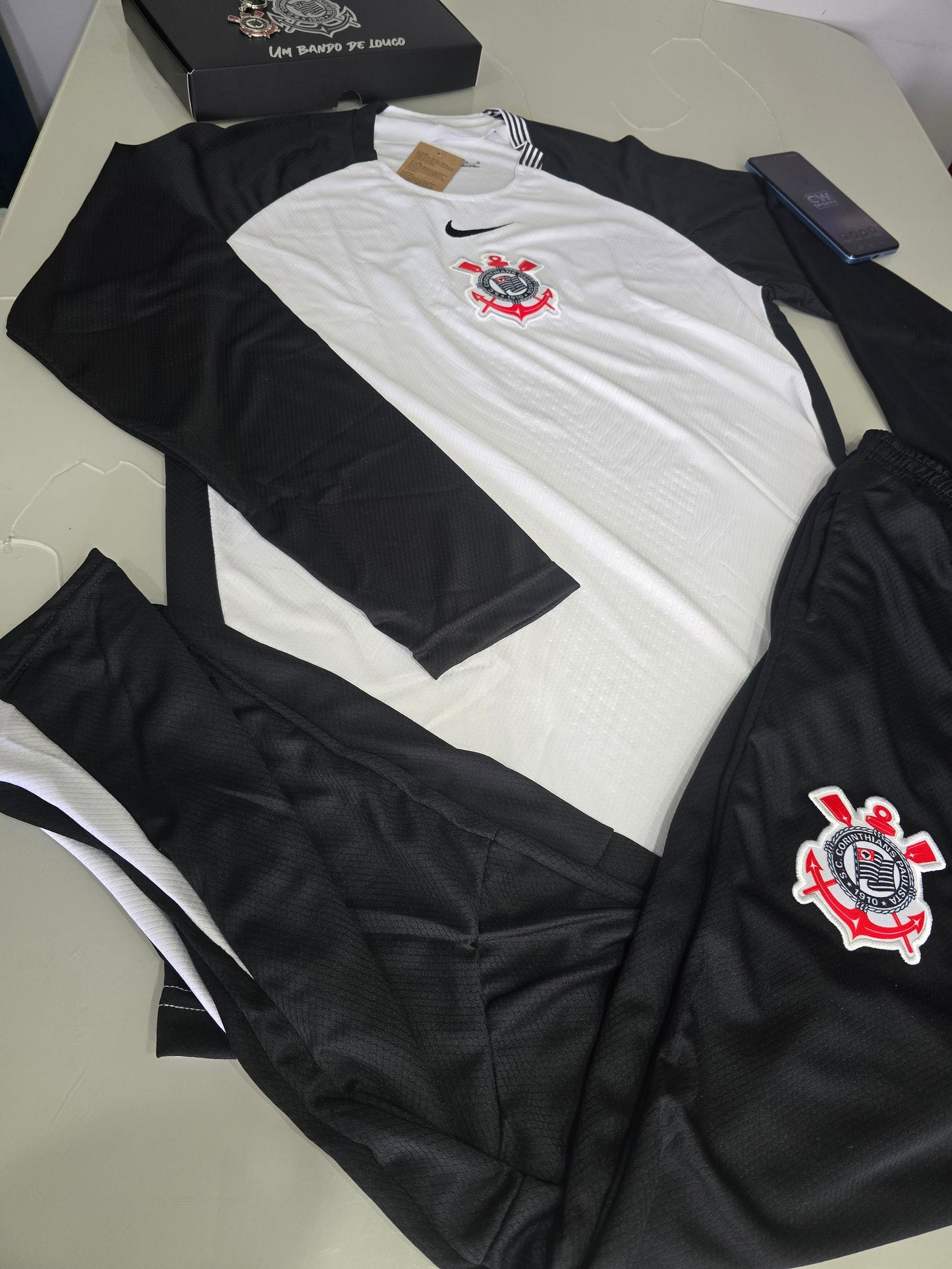 Conjunto Corinthians Uniforme 1 - 2025