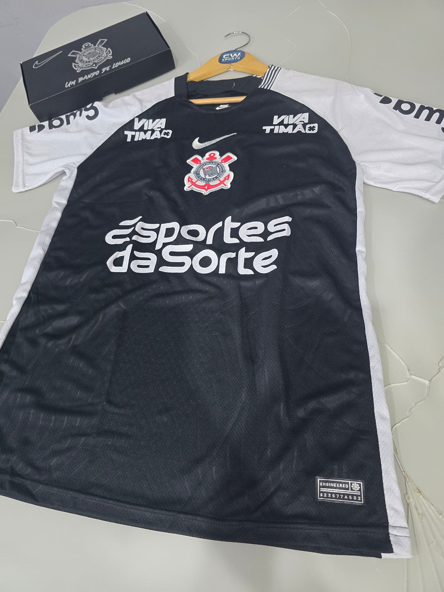 Corinthians Uniforme 2 25/26 + todos os patrocinios