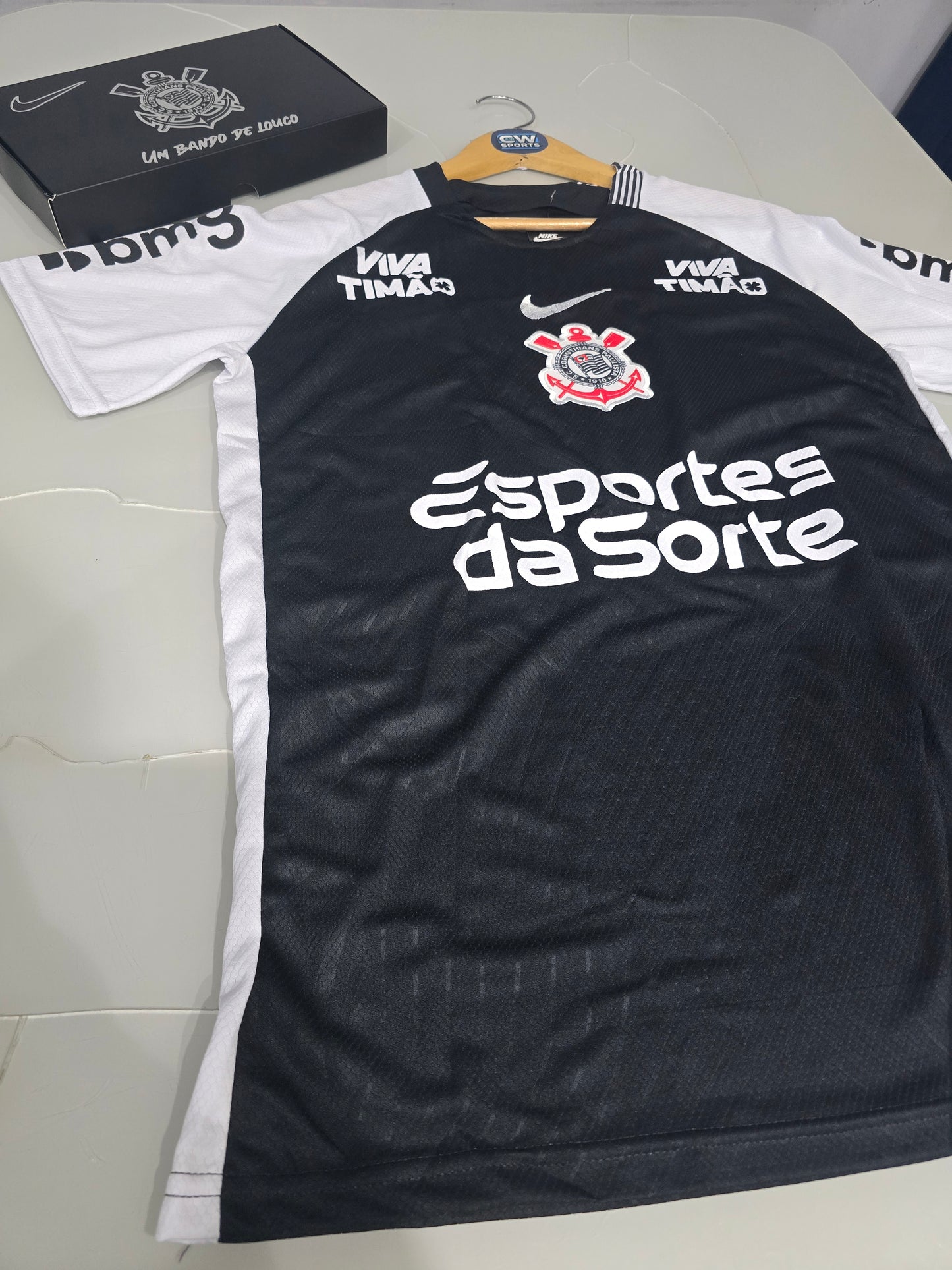 Corinthians Uniforme 2 25/26 + todos os patrocinios