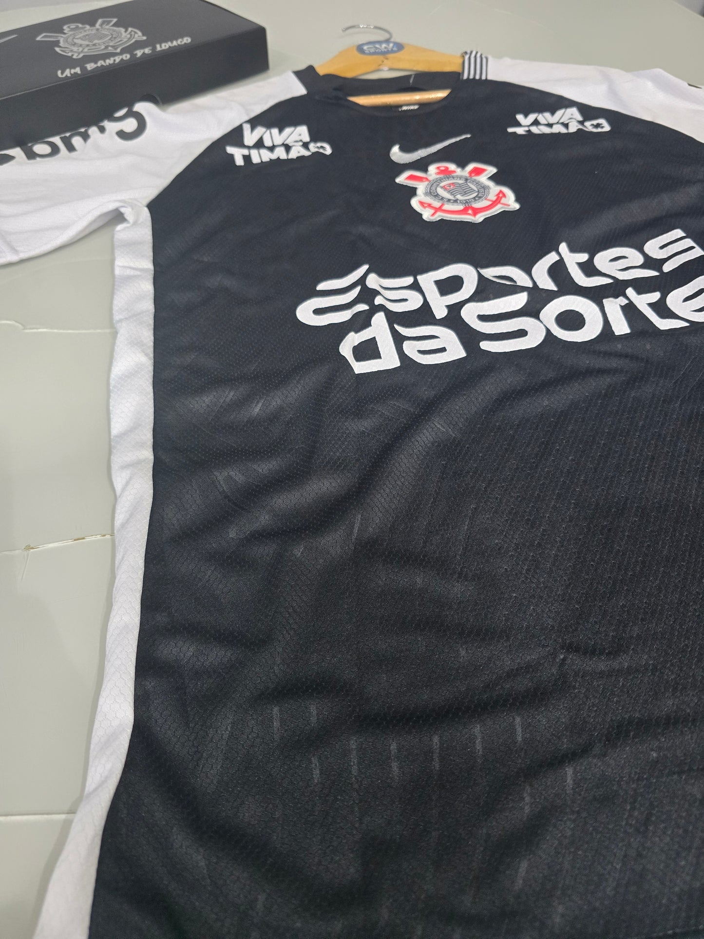 Corinthians Uniforme 2 25/26 + todos os patrocinios