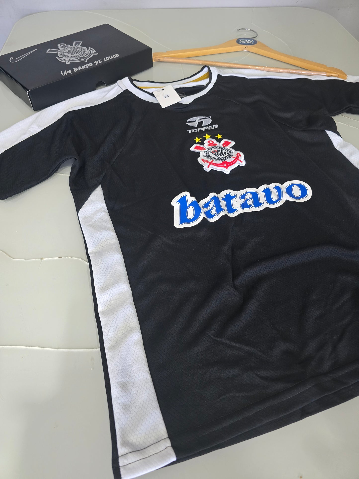 Corinthians Batavo Preta - Retrô