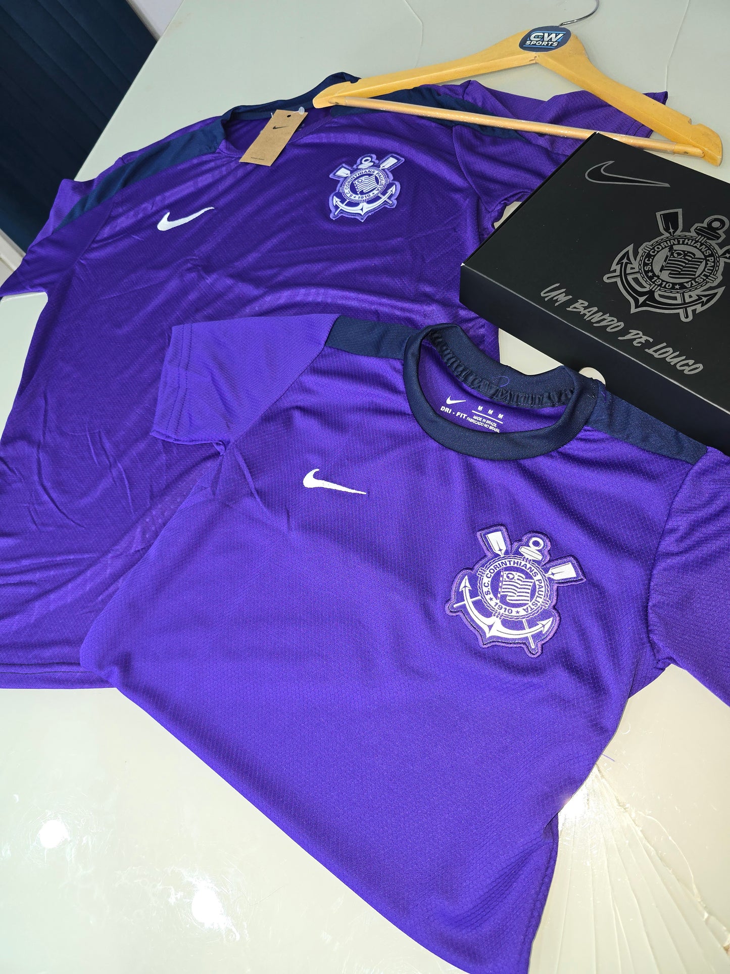 KIT CASAL - CORINTHIANS ROXA TREINO 25/26