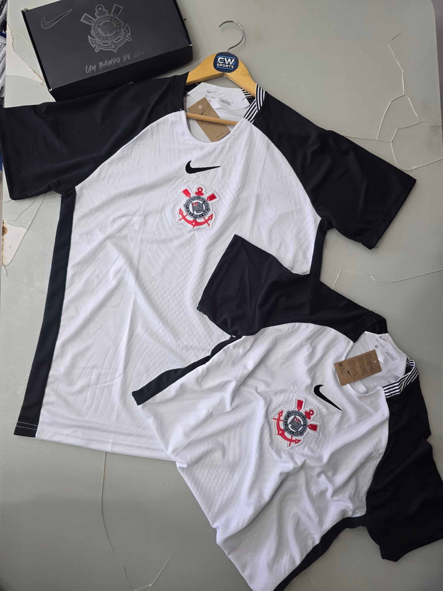 Kit casal - Corinthians uniforme 1 - 25/26 lançamento