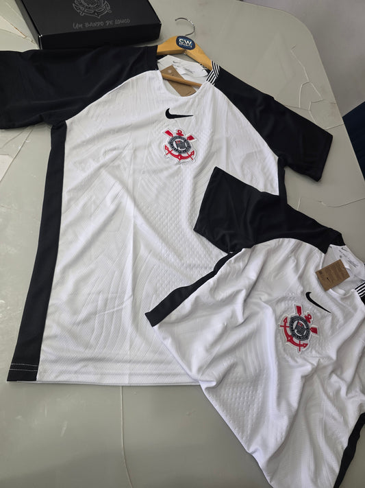 Kit casal - Corinthians uniforme 1 - 25/26 lançamento