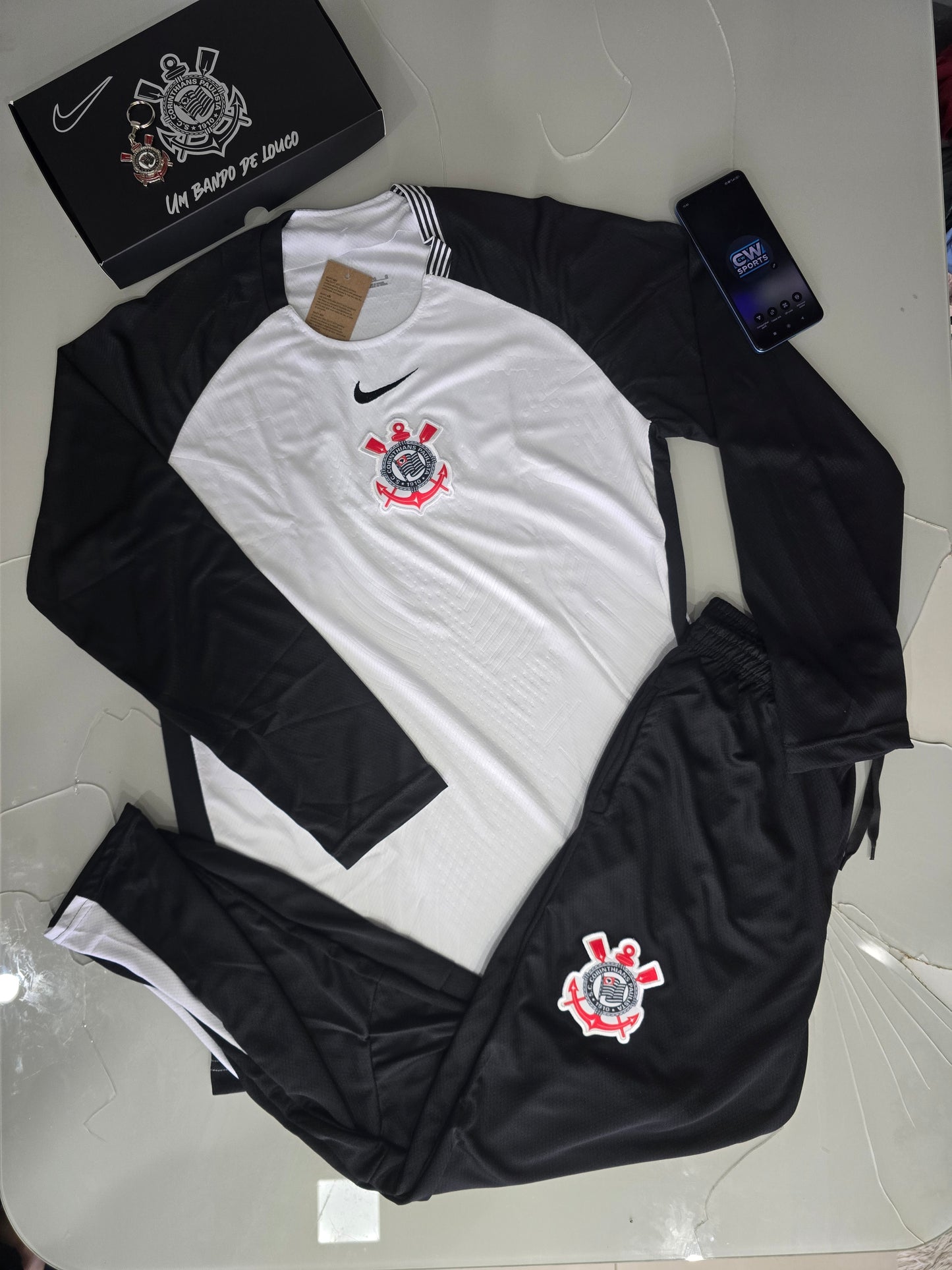 Conjunto Corinthians Uniforme 1 - 2025