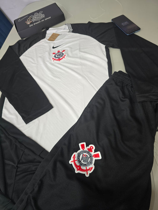 Conjunto Corinthians Uniforme 1 - 2025