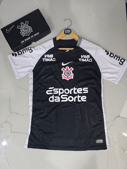 Corinthians Uniforme 2 25/26 + todos os patrocinios