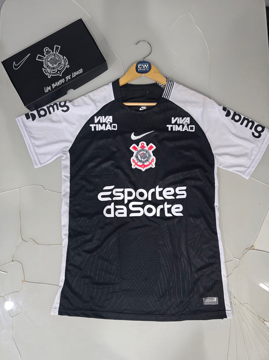 Corinthians Uniforme 2 25/26 + todos os patrocinios
