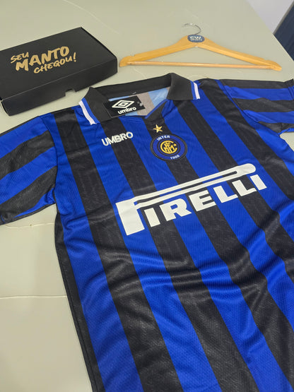 Inter de milão Adriano listrada - Retrô