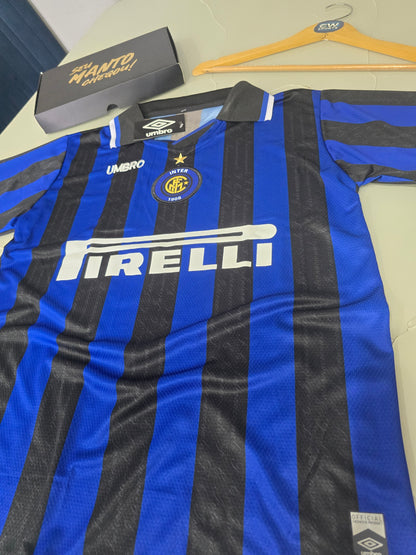 Inter de milão Adriano listrada - Retrô