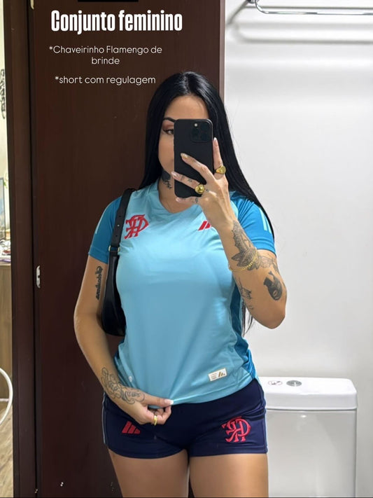 Conjunto Flamengo Treino - FEMININO (Pré Venda - 15/20 dias)