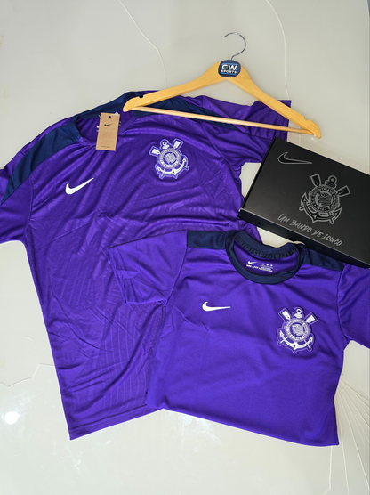 KIT CASAL - CORINTHIANS ROXA TREINO 25/26