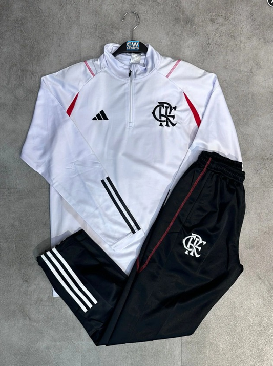 Conjunto Flamengo Branco 2025