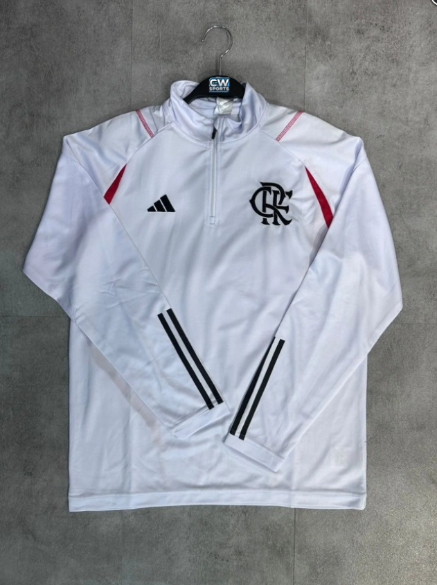 Conjunto Flamengo Branco 2025