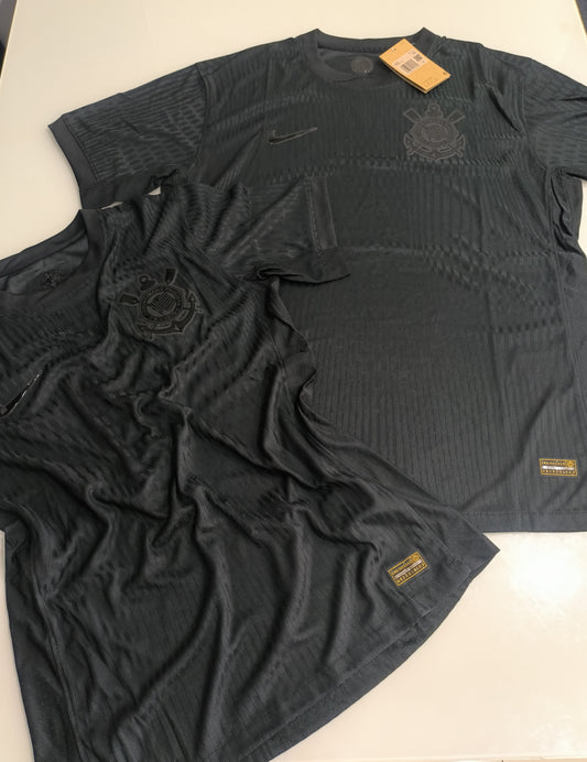 KIT CASAL - CORINTHIANS Black Jogador Melhor qualidade
