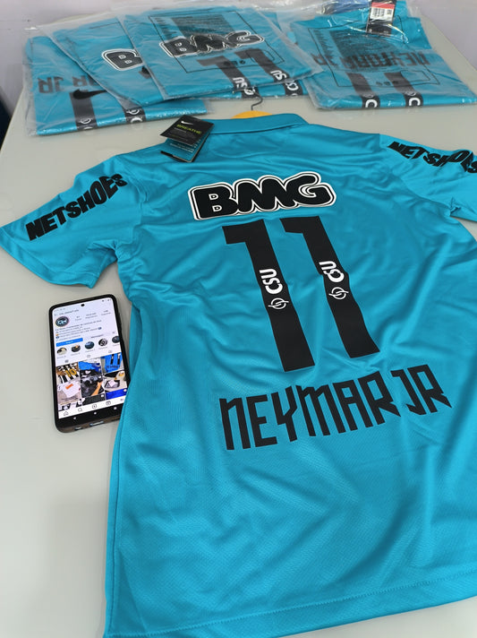 Modelo Retrô - Santos Azul Neymar