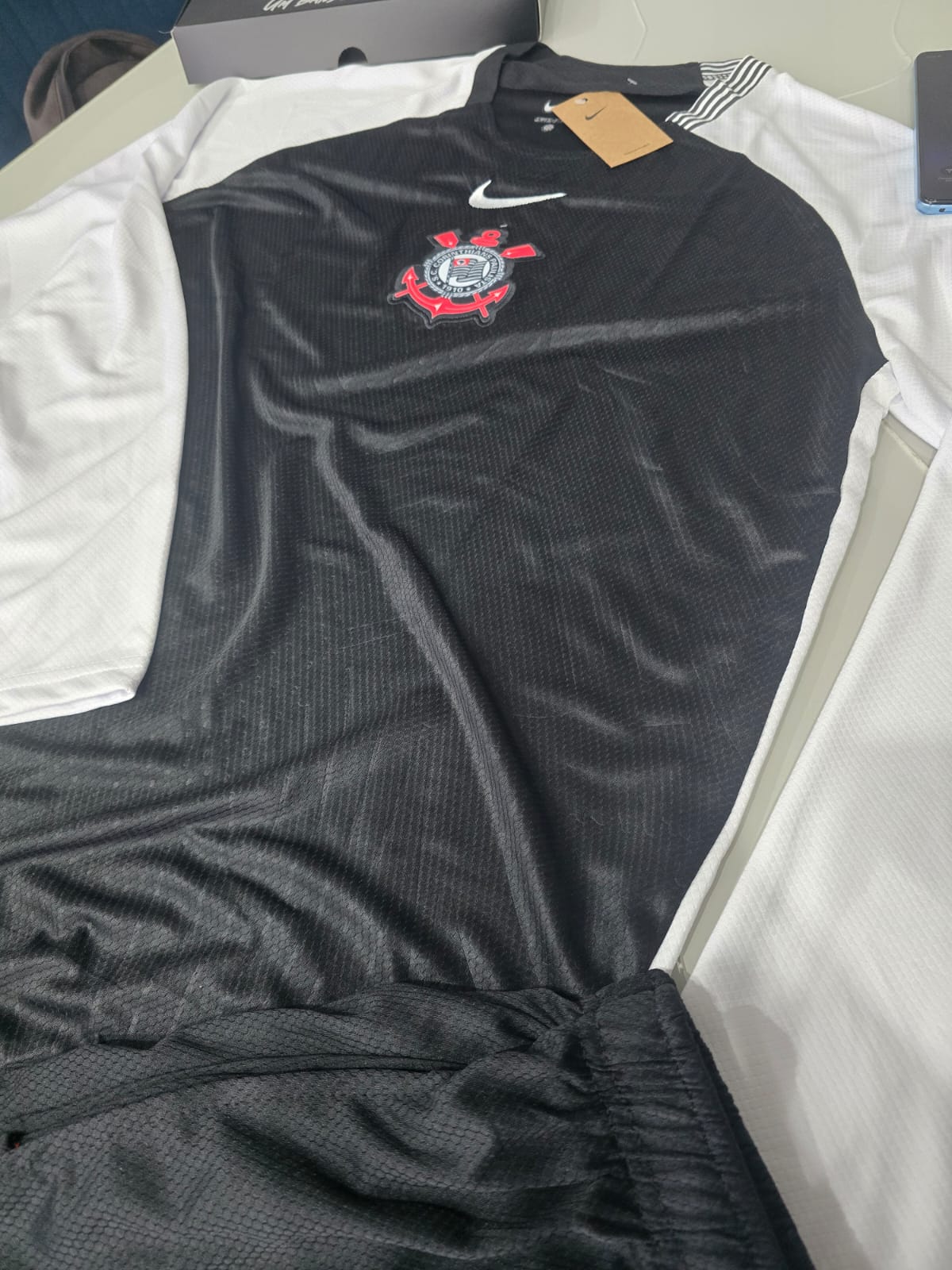 Conjunto Corinthians Uniforme 2 - 2025