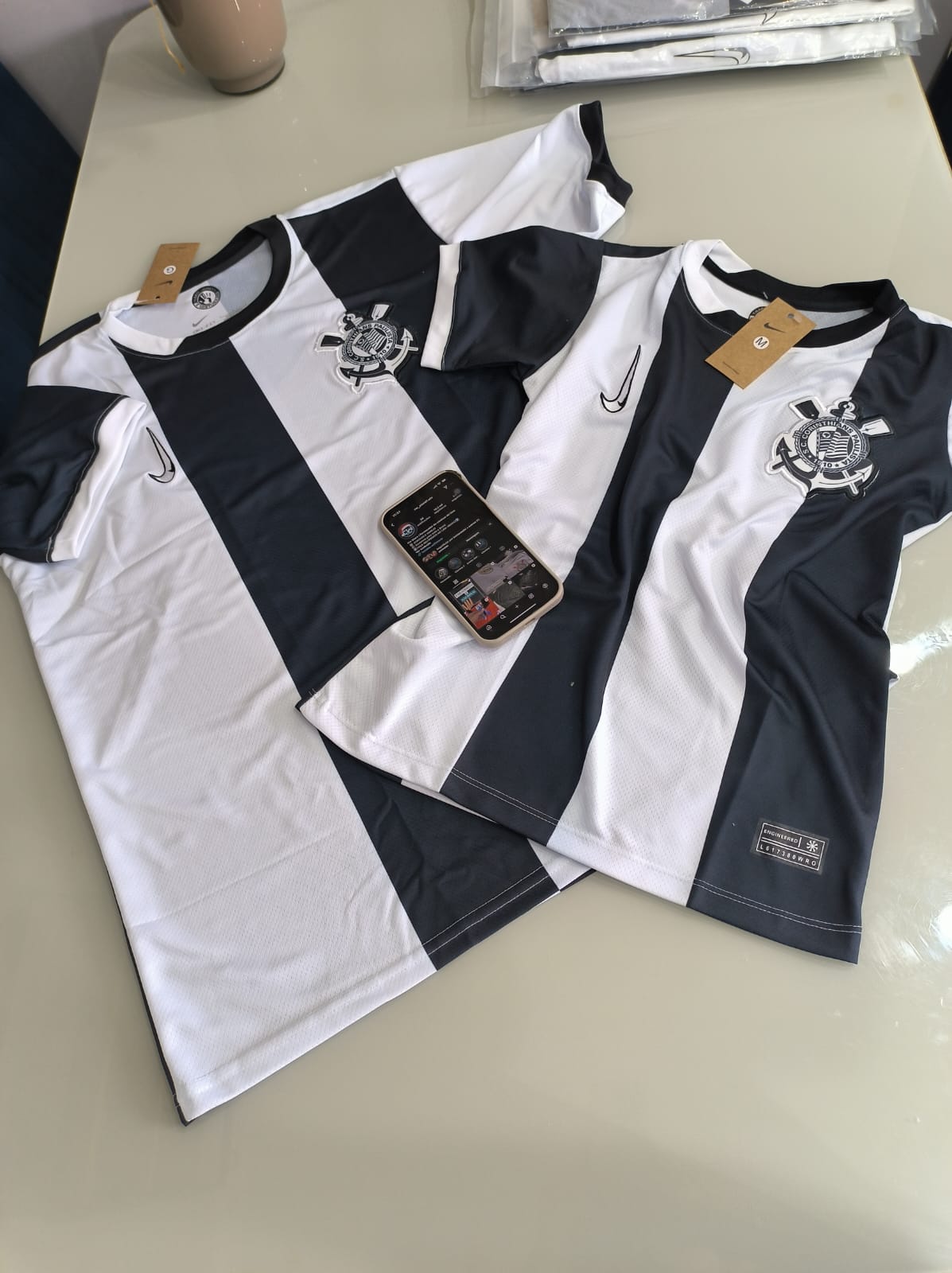 KIT CASAL - CORINTHIANS UNIFORME 3 - 2024