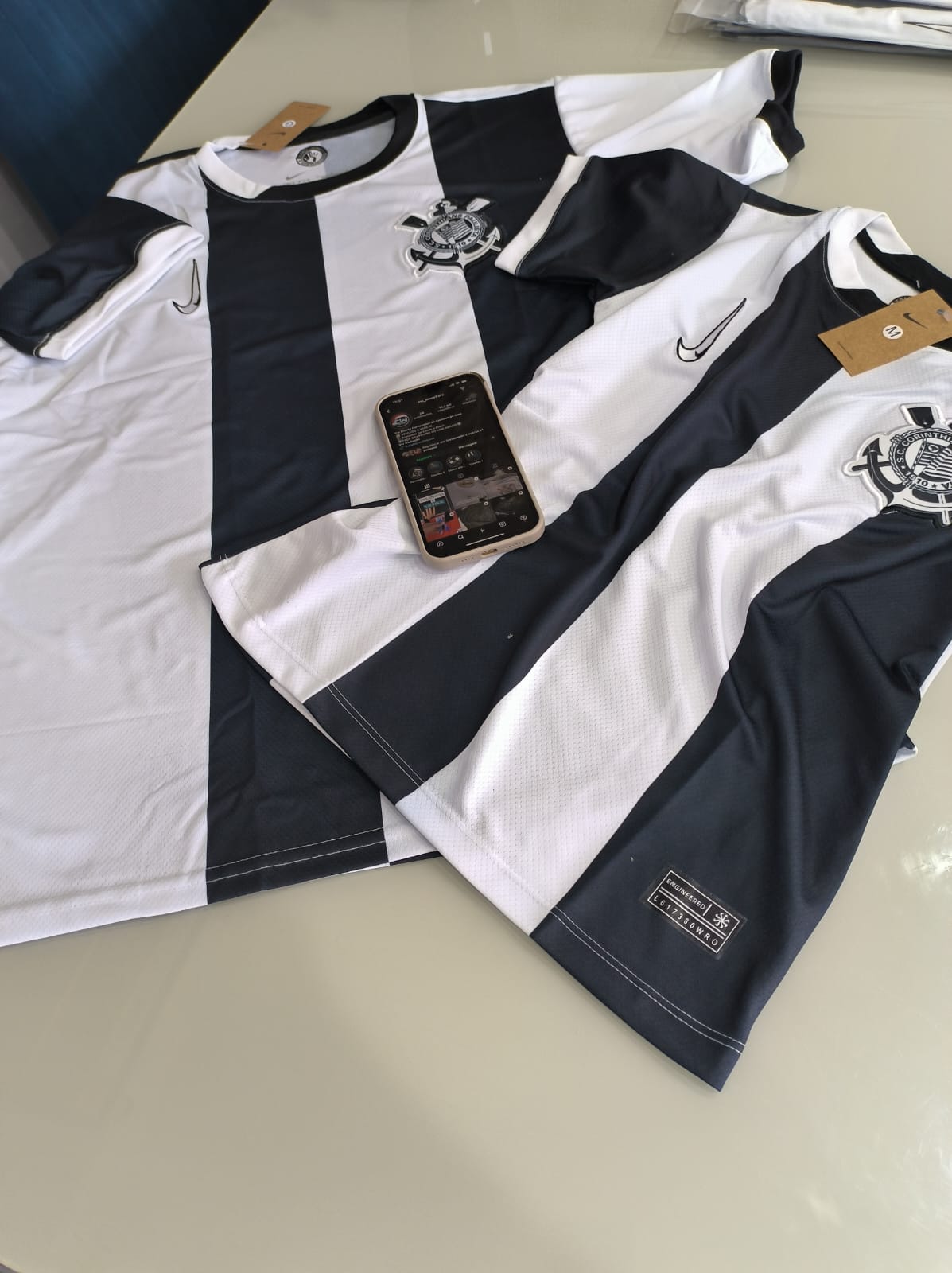 KIT CASAL - CORINTHIANS UNIFORME 3 - 2024