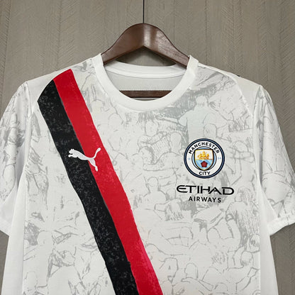 Modelo torcedor - Manchester city branca - 25/26