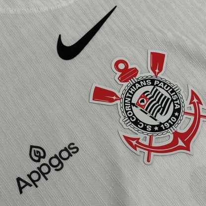 Modelo jogador - Corinthians Uniforme 1 - 2025 + Todos os Patrocinios